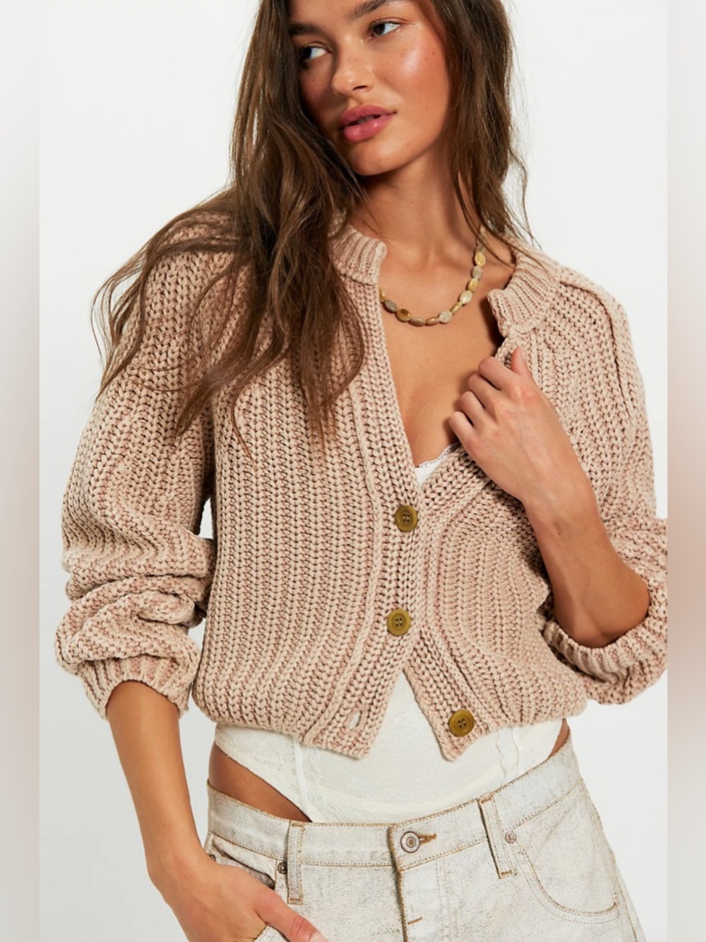 NWOT Free People Sweet Nothing Cardigan